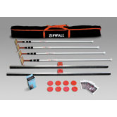 12' Spring Loaded Pole 4-Pack Kit with Carry Bag