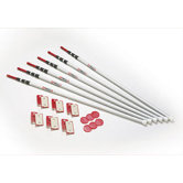 12' Spring Loaded Pole 6-Pack