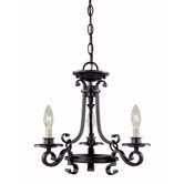 Sophisticated Detail 2 Light Mini Pendant