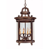 French Country Influence 4 Light Hanging Lantern