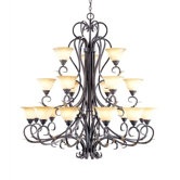 Olympus Tradition 21 Light Chandelier
