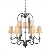 Metalcraft 9 Light Chandelier