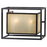 Hilden  Vanity Light in Warm Mahogany