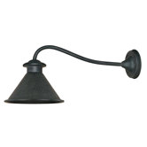 Dark Sky Essen 9" Wall Lantern with Long Arm in Rust