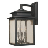 Sutton Outdoor Wall Lantern in Rust