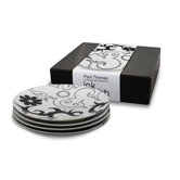 Tribal Lines 4 Side Plates Gift Set