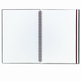 Poly Twinwire Notebook, Mrgn Rule, 8-1/4x11-3/4, WE, 70 Sheets/Pad