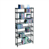 8-Tier Adjustable Multimedia Wire Rack
