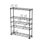 5-Tier Adjustable Multimedia Storage Rack