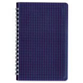 Poly Cover Notebook, 6 x 9 3/8, 80 Sheets, Ruled, Twin Wire Binding