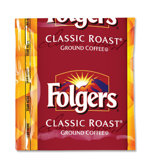 (42 per Carton) Folgers Classic Roast, Regular, 1.5 oz.
