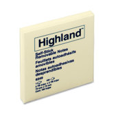 Memo Pad, Yellow, 100 Sheets, 3 x 3
