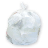 Nonperforated Coreless Can Liner 7-Gallon, 6 Micron in Clear
