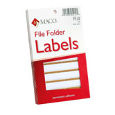 File Folder Labels, 9/16"x3-7/16", Tan