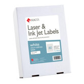 Return Address Labels, 1/2"x1-3/4", 20000/BX, White