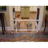Step Over Gate in White
