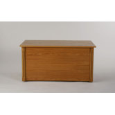Personalized Wooden Toy Box with Picture Letters