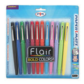 Flair Porous Medium Point Stick Pen, Set of 12