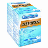 Physicians Care Aspirin Tablets, 50 Two-Packs per Box