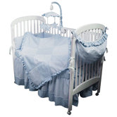 Sherbert Blue Crib Bedding Collection