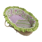 Lilac Garden Moses Basket