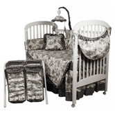 Crib Bedding Collection in Etoile Black