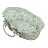 Etoile Green Moses Basket