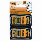 Flags Arrow Message 1" Flags, "Notarize", Set of 2