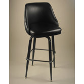 Bucket Seat Swivel Bar Stool