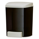 Soap Dispenser, Classic, Holds 30 oz, Black/Gray