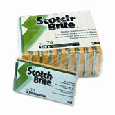 Industrial Medium-Duty Scrubbing Sponge, 10/Pack