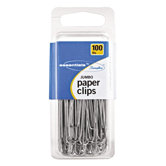 Paper Clips, Jumbo, 100/PK, Silver