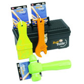 Ruff Tools Dog Paint Brush Dog Toy in Yellow