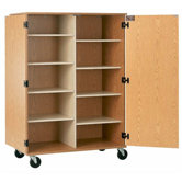 Encore Storage Cabinet with 8 Adjustable Shelves
