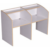 Single Sided Study Carrel Privacy Desk Starter