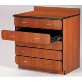 Illusions 36" H Base Drawer Cabinet with Five Drawers