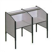 H Single Sided Study Carrel Starter