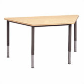 Trapezoid Table with Adjustable Height