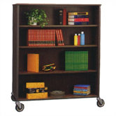 Library 72" H Double Sided Bookcase with Eight Adjustable Shelves