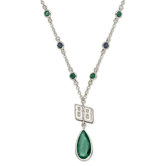 Dale Earnhardt Junior #88 Logo Crystal Necklace