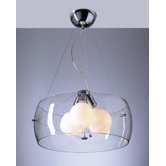Lumisphere 3 Light Mini Drum Pendant