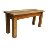 Rustic Wooden Bench