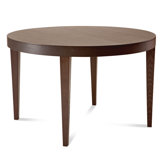 Modus-120 Extendible Round Dining Table in Wenge