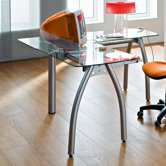 Porto Desk with Keyboard and CPU Holder