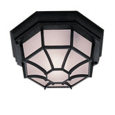 Outdoor and Porch Flush Mount in Black