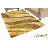 Jasmine Yellow Shag Rug