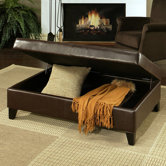 Frankfurt Leather Ottoman