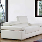 Emilia Leather Loveseat