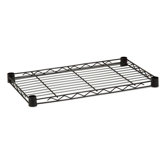 14" W x 24" D 350lb Steel Shelf in Black