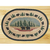 Wilderness Bear Novelty Rug